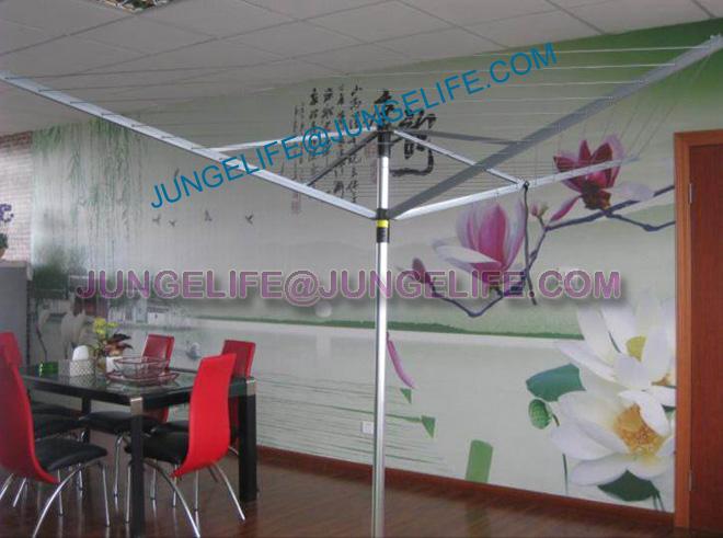 LYQ216 4 arms aluminium top quality rotary airer 
