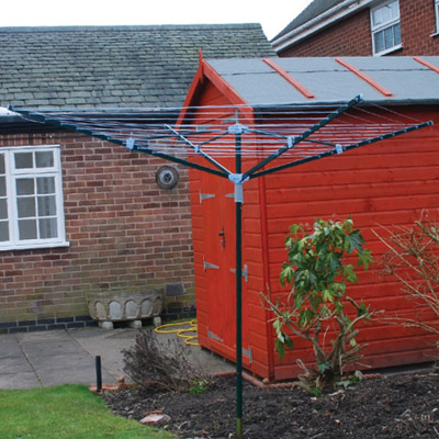 LYQ225 4 arm steel rotary airer