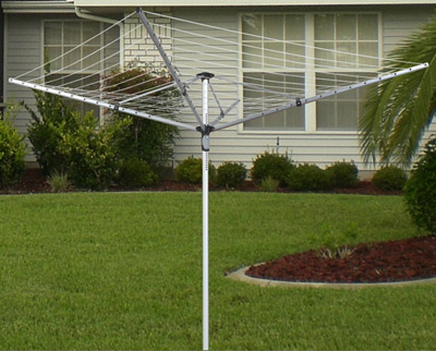 LYQ203 4 arms aluminium heavyduty rotary airer