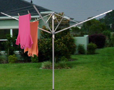 LYQ212 4 arms aluminium heavyduty rotary airer