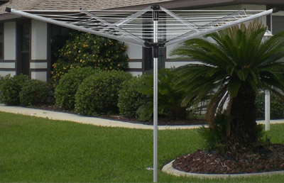 LYQ213 4 arms aluminium top quality rotary airer 